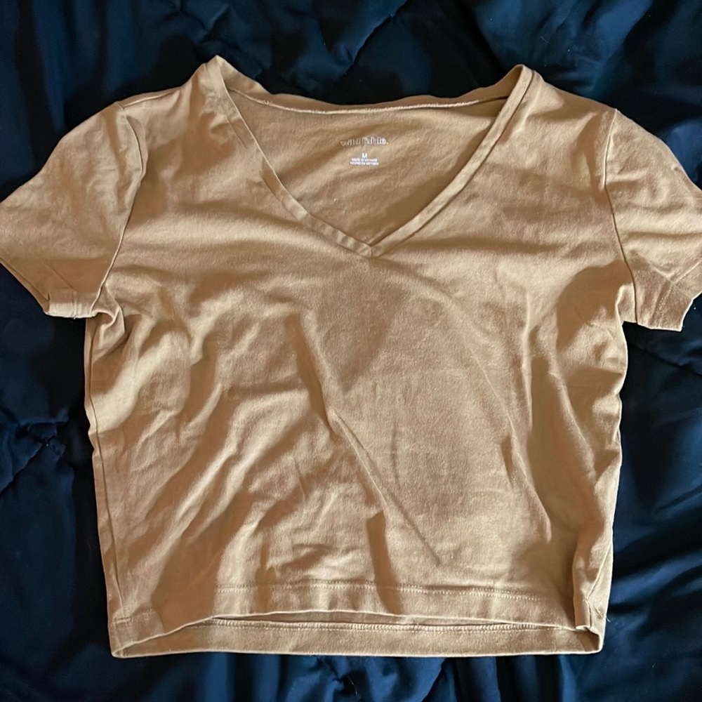 medium wild fable crop v neck